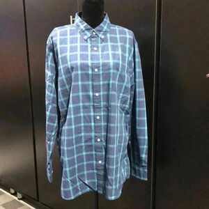 Sonoma Lifestyle Chest Pocket,plaid,long sleeve,cotton/poly